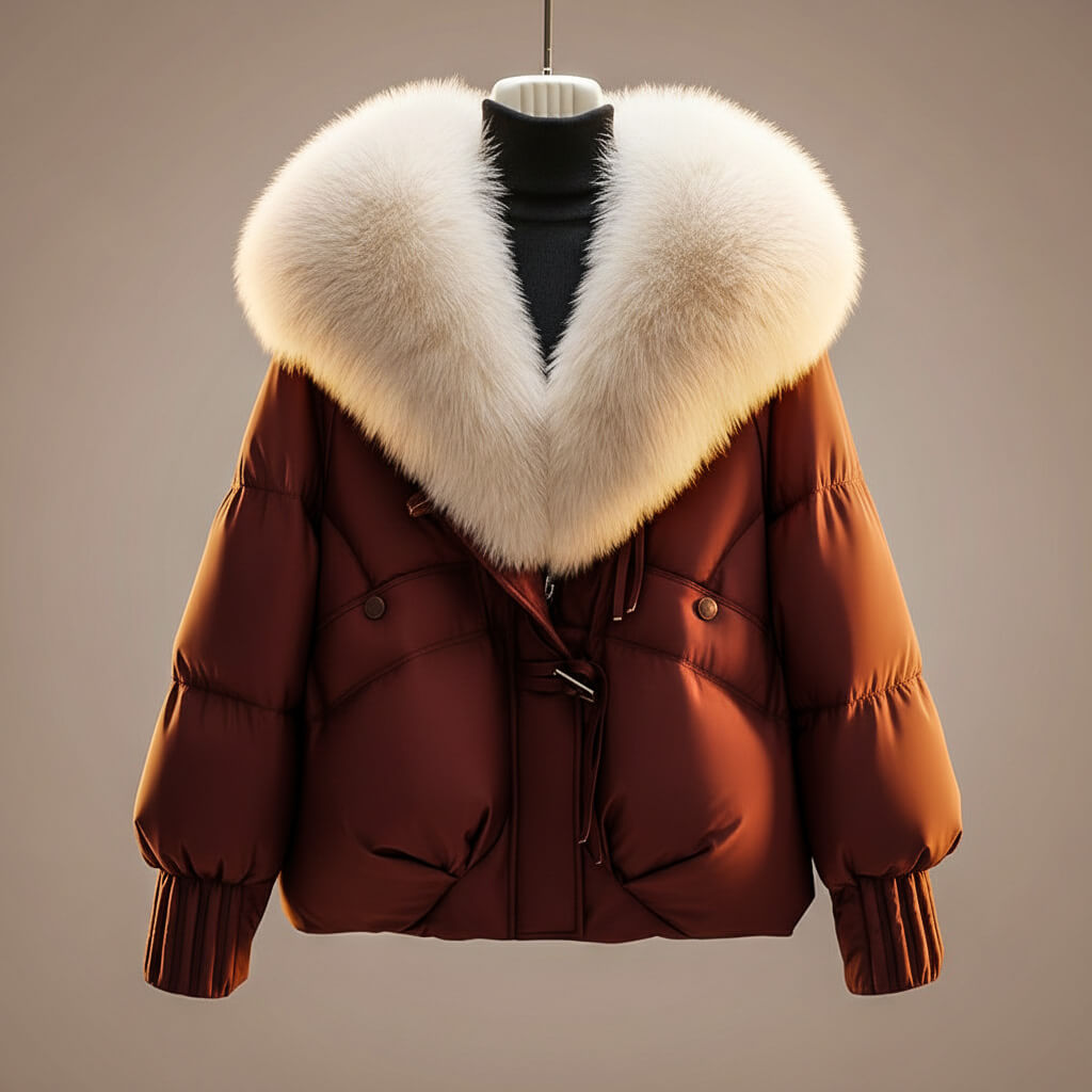 Ljubica | Wrap Belted Draped Puffer Jacket