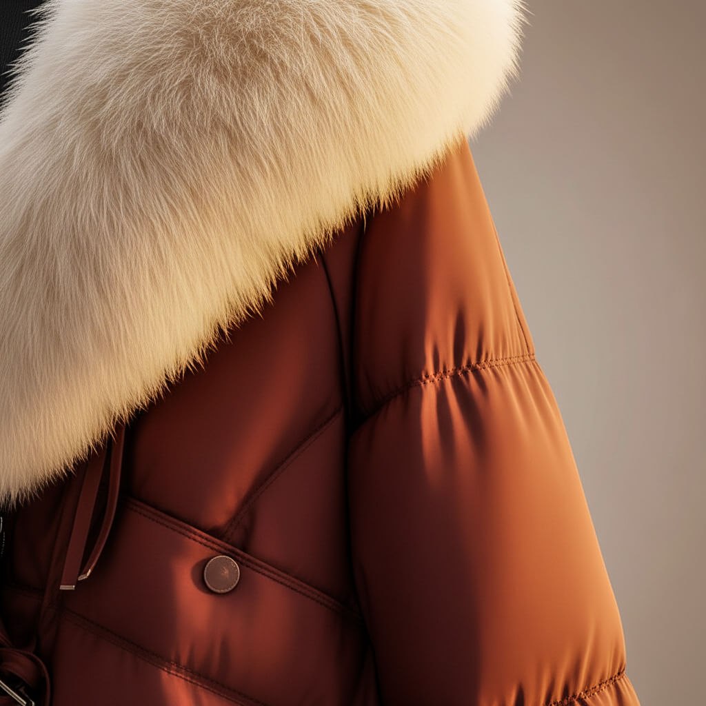 Ljubica | Wrap Belted Draped Puffer Jacket