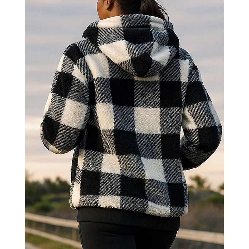 Ebba | Ternet teddy half zip