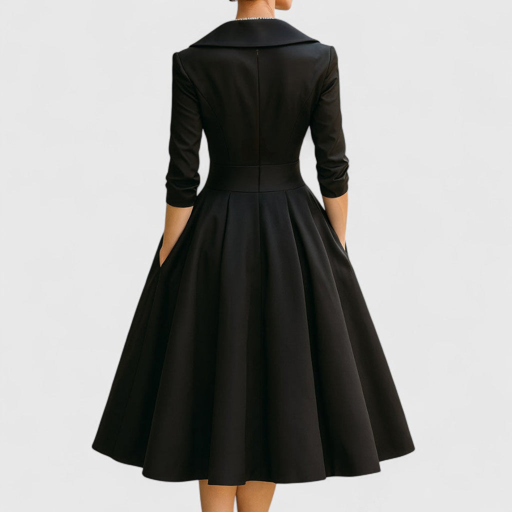 Lucia | V-Neck Wrap Midi Dress