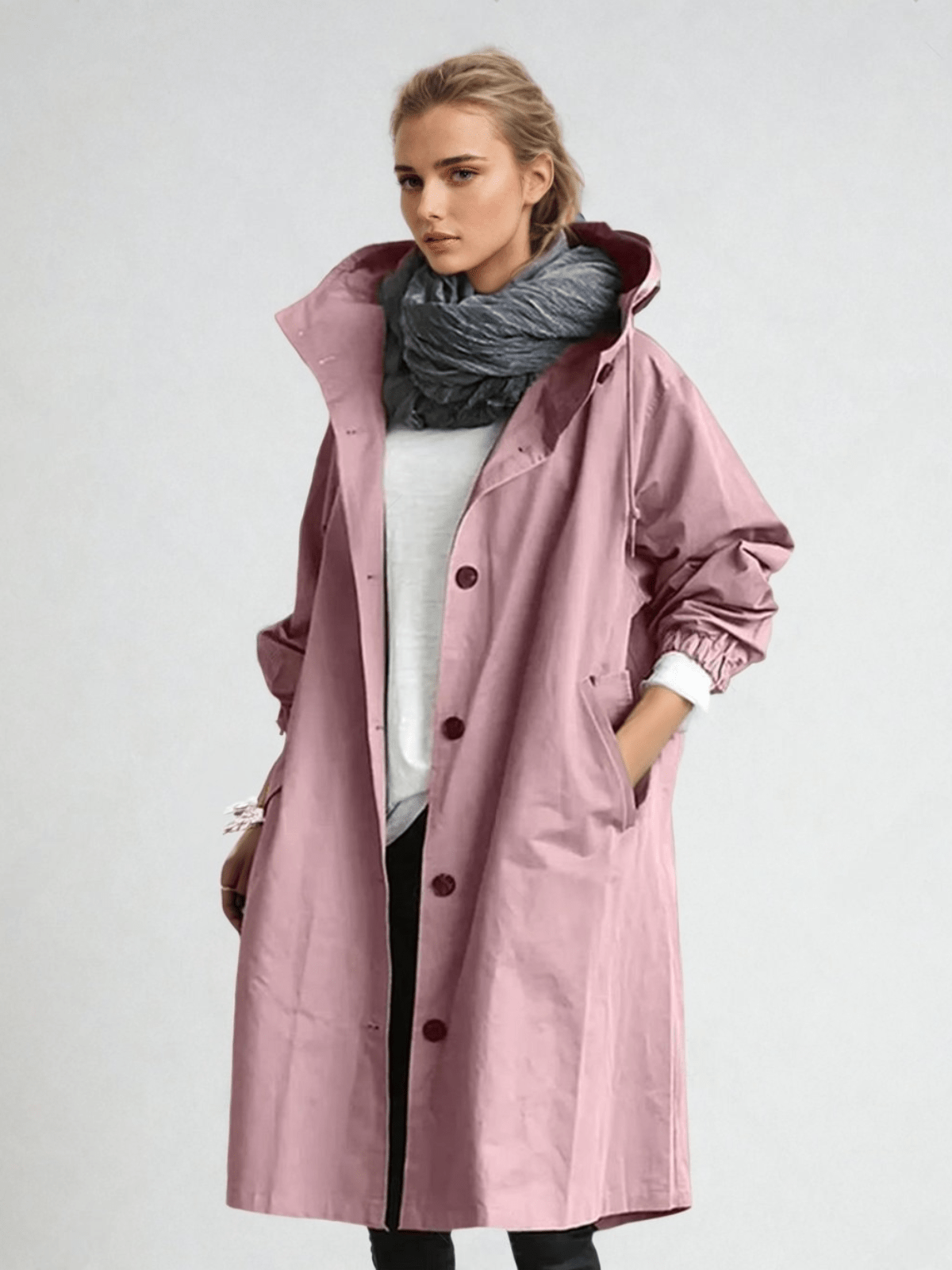 Arabella | Belted Trench Coat with Storm Flap