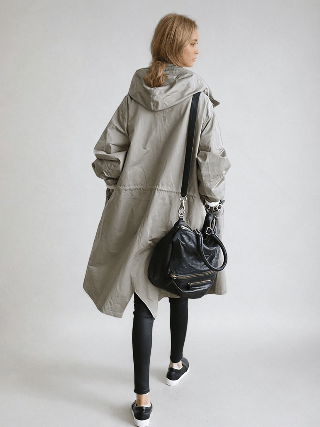 Arabella | Belted Trench Coat with Storm Flap