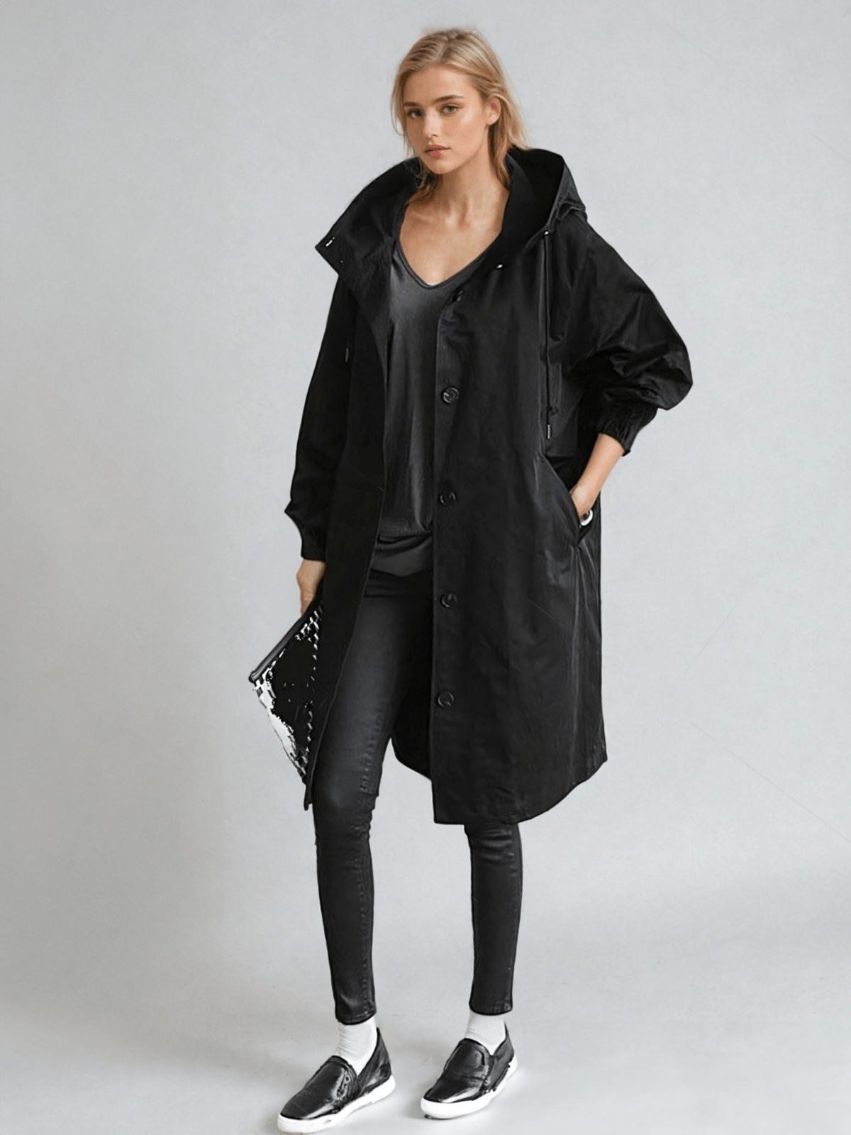 Arabella | Belted Trench Coat with Storm Flap