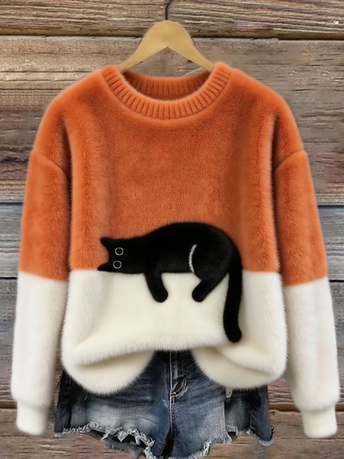 Inês | Crew-Neck Oversized Distinguished Sweater