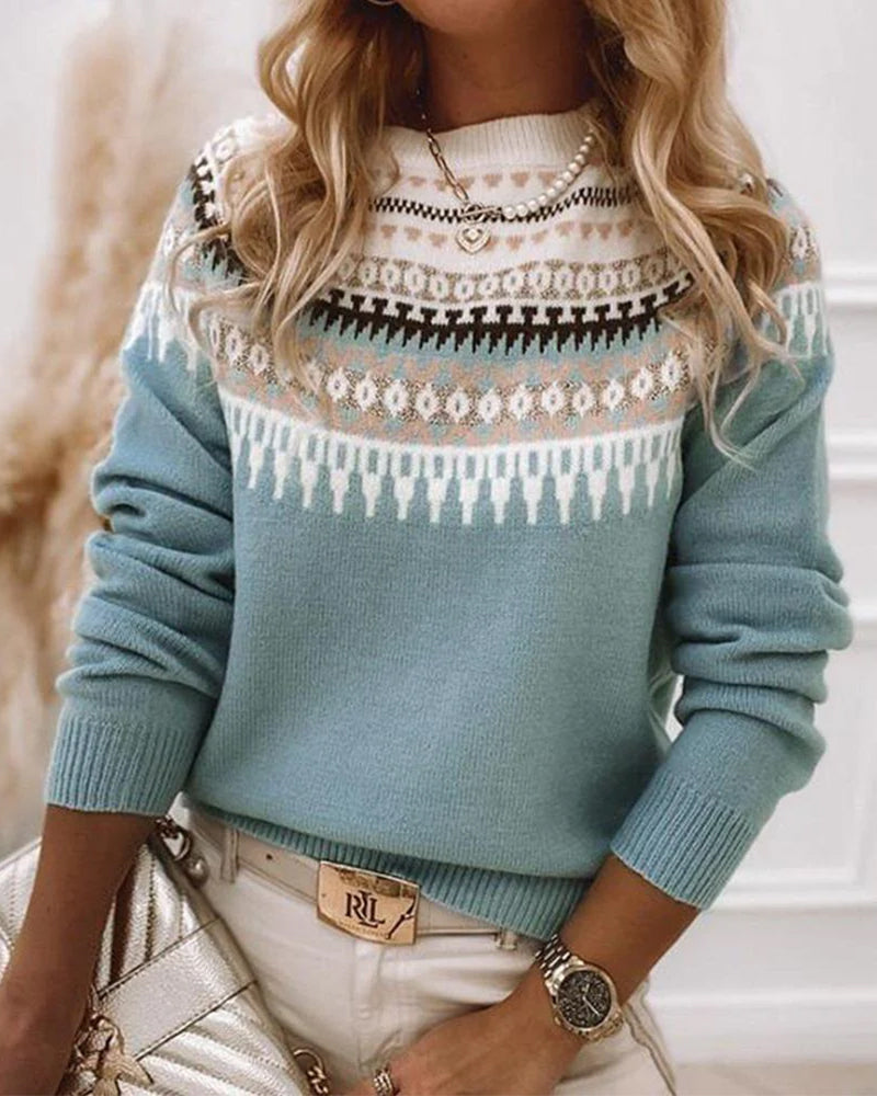 Ondina | Crew-Neck Ribbed Nonchalant Sweater