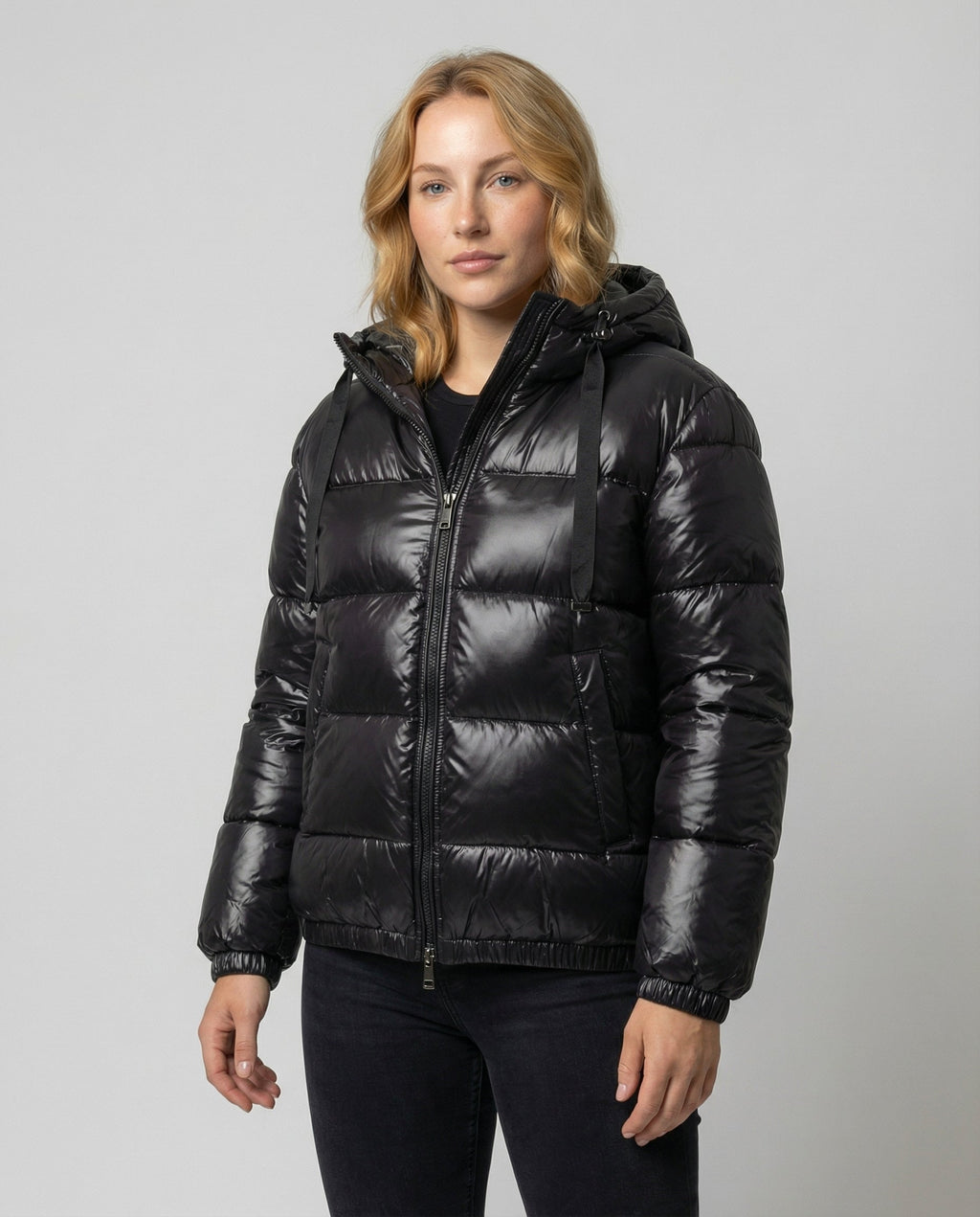 Nova | Sleek Hooded Relaxed Puffer Jacket