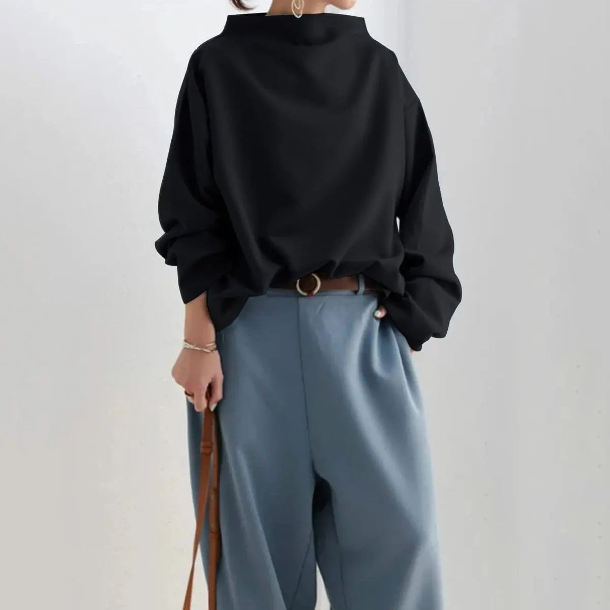 Patrizia | Structured High-Neck Top