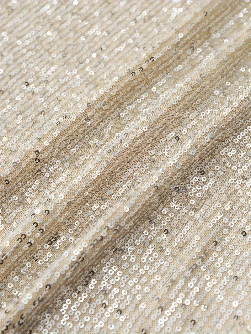 Pomeline | Contrast Sequined Party Dress
