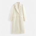 Radmila | Sleek Double-Breasted Fluid Trench Coat