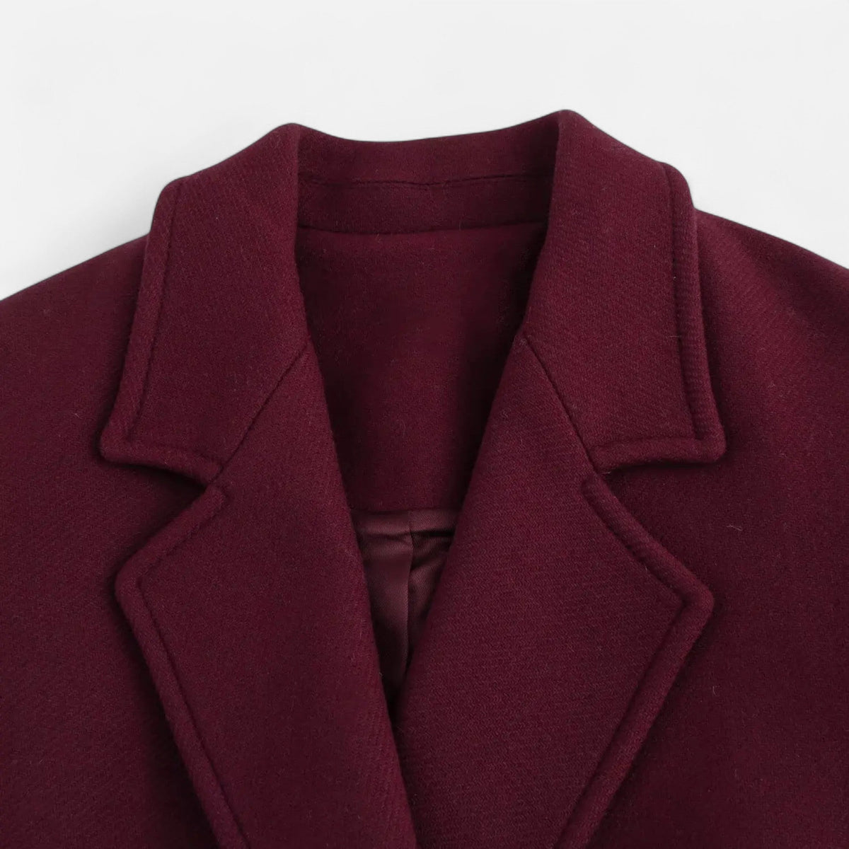 Radmila | Sleek Double-Breasted Fluid Trench Coat