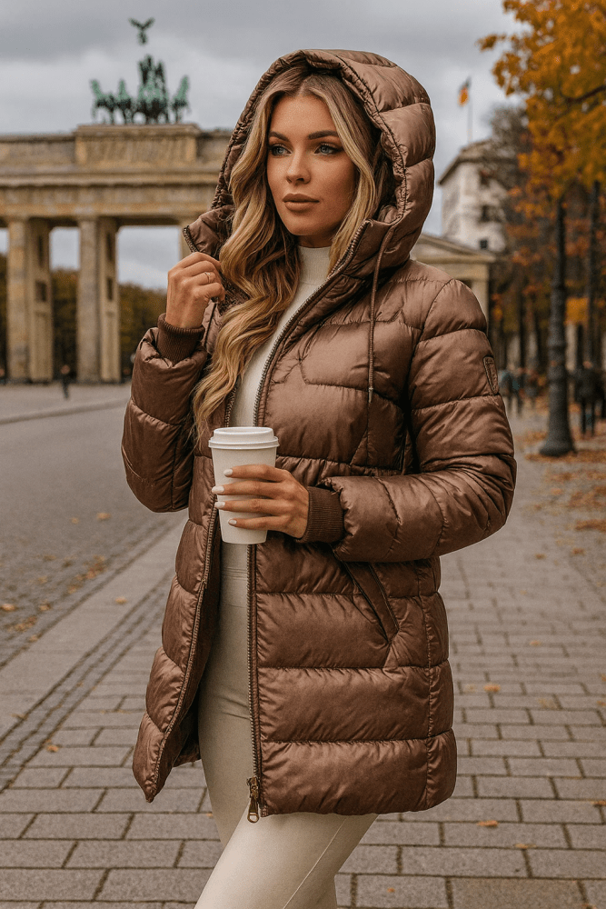 Thyra | Modern Hooded Timeless Puffer Jacket