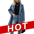 Unn | Double-Breasted Notch-Lapel Nonchalant Coat
