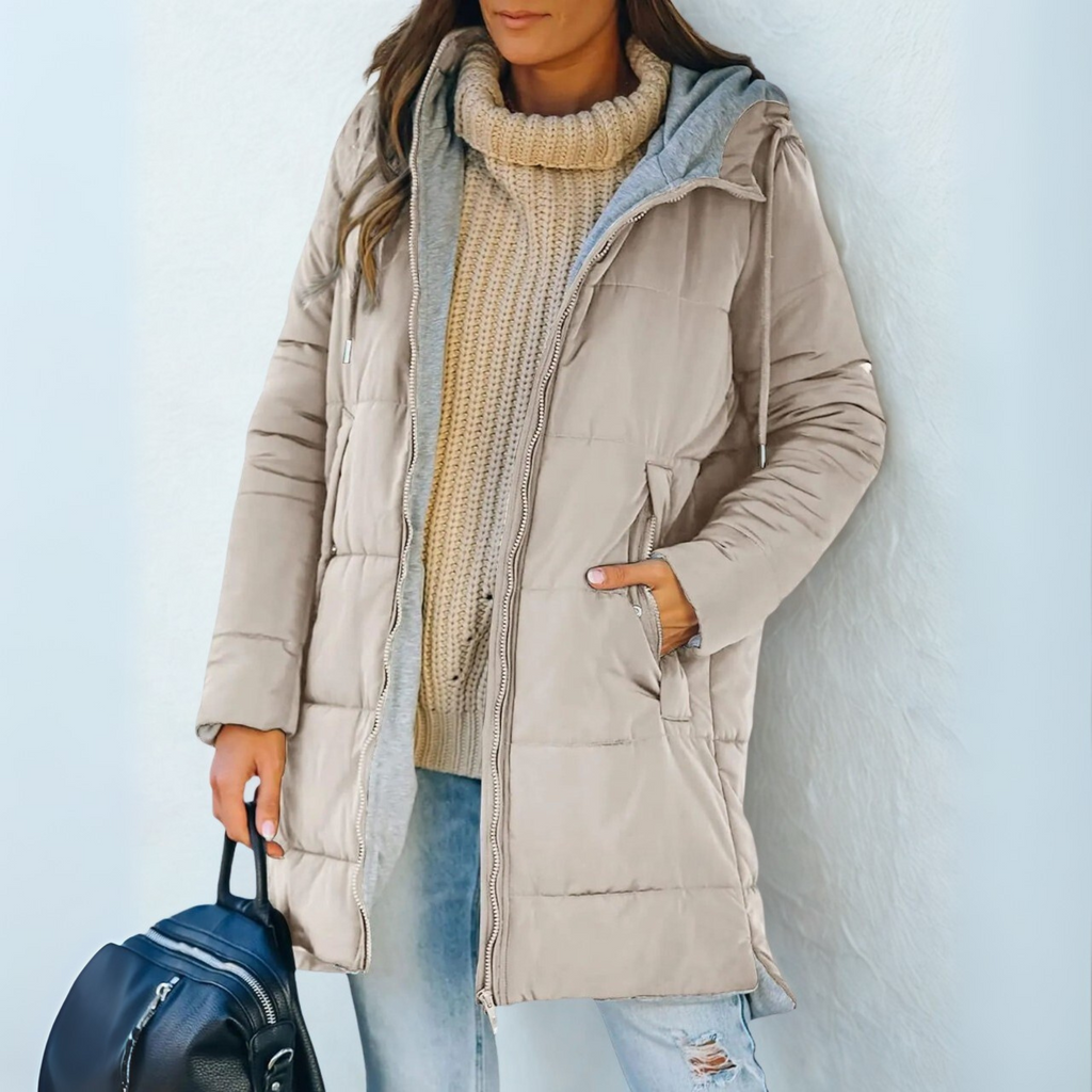 Valeria | Classic Hooded Chic Puffer Jacket