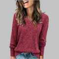 Veselina | Classic V-Neck Assured Sweater