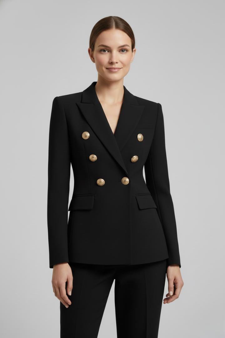Violet | Double-Breasted Tailored Jacket