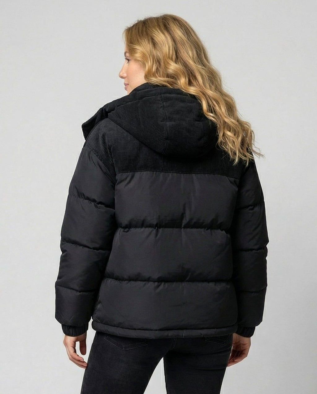 Wende | Padded Hooded Structured Puffer Jacket