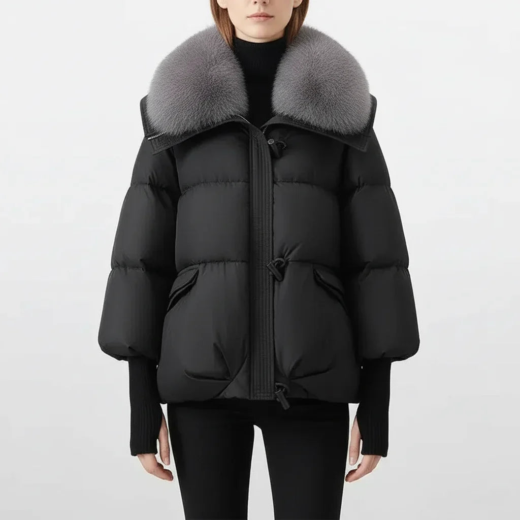 Eulalia | Toggle-Zip Quilted Jacket