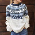 Beatrix | Relaxed Nordic Fair Isle Knit Sweater